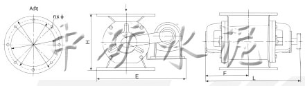 DXV-Y EX卸料閥安裝尺寸和技術特性表