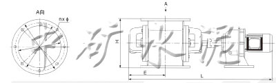 DXV-Y P卸料閥安裝尺寸和技術特性表