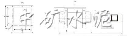 DXV-F P卸料閥安裝尺寸和技術特性表