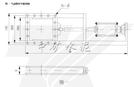  QTLV-0.1氣動推桿平板閘閥