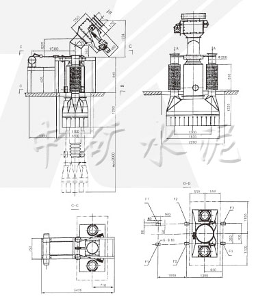 SZT300-Ⅱ熟料散裝機示意圖